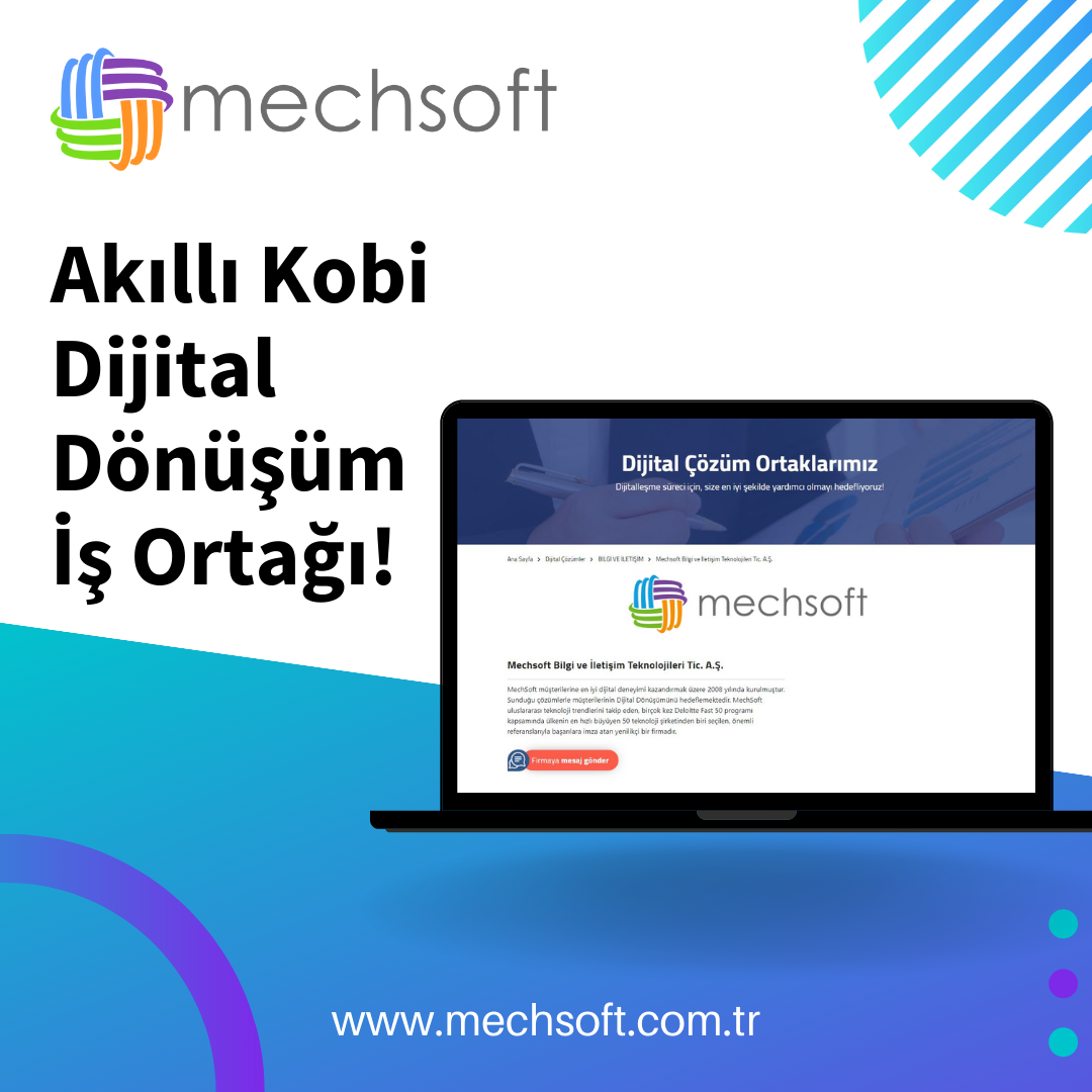 MechSoft Blog - Basında Biz MechSoft Akıllı Kobi Dijital Dönüşüm İş Ortağı