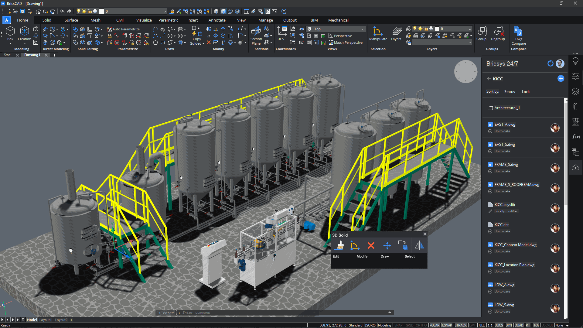 Mechsoft - BricsCAD Pro - 3B Modelleme