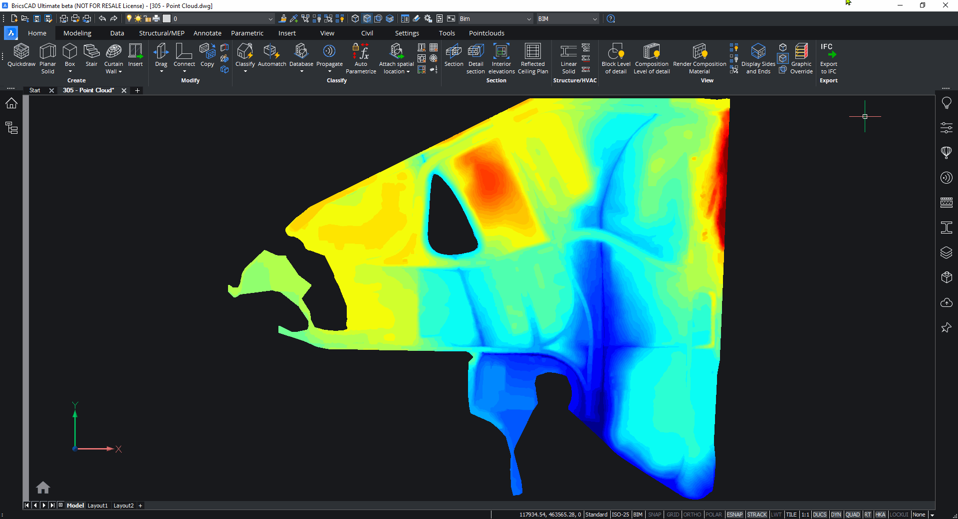 Mechsoft - BricsCAD Pro - Dijital Arazi Modellemesi