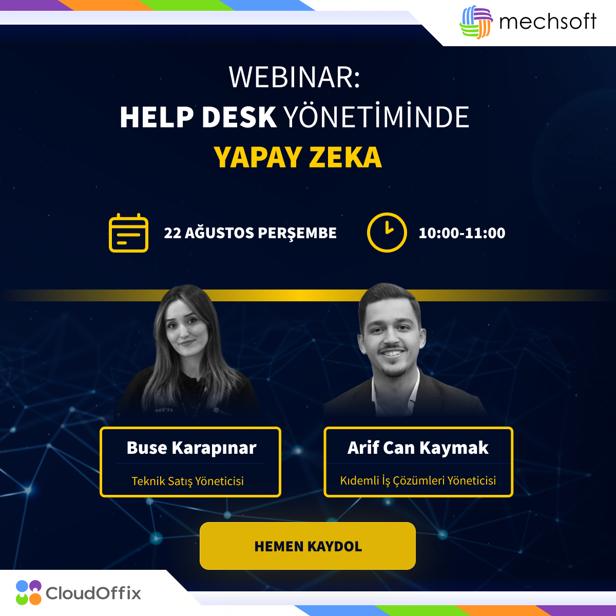 Help Desk Yönetimde Yapay Zeka Webinarı